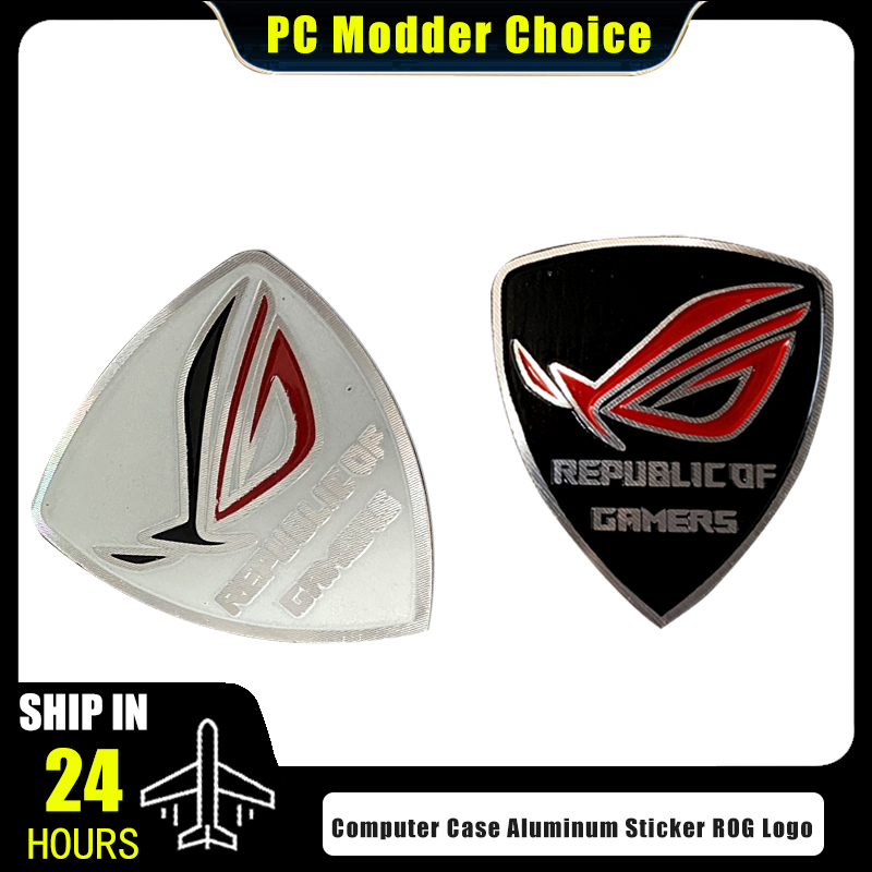 Pc Gaming Msi - เคสคอมพิวเตอร์สติกเกอร์อลูมิเนียม ROG โลโก้ Gamer Belief Lable