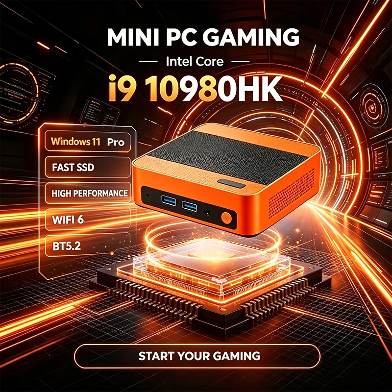 Pc Gaming Compact - มินิพีซีเกมมิ่ง Intel Core I9‑10980HK 16GB 1TB