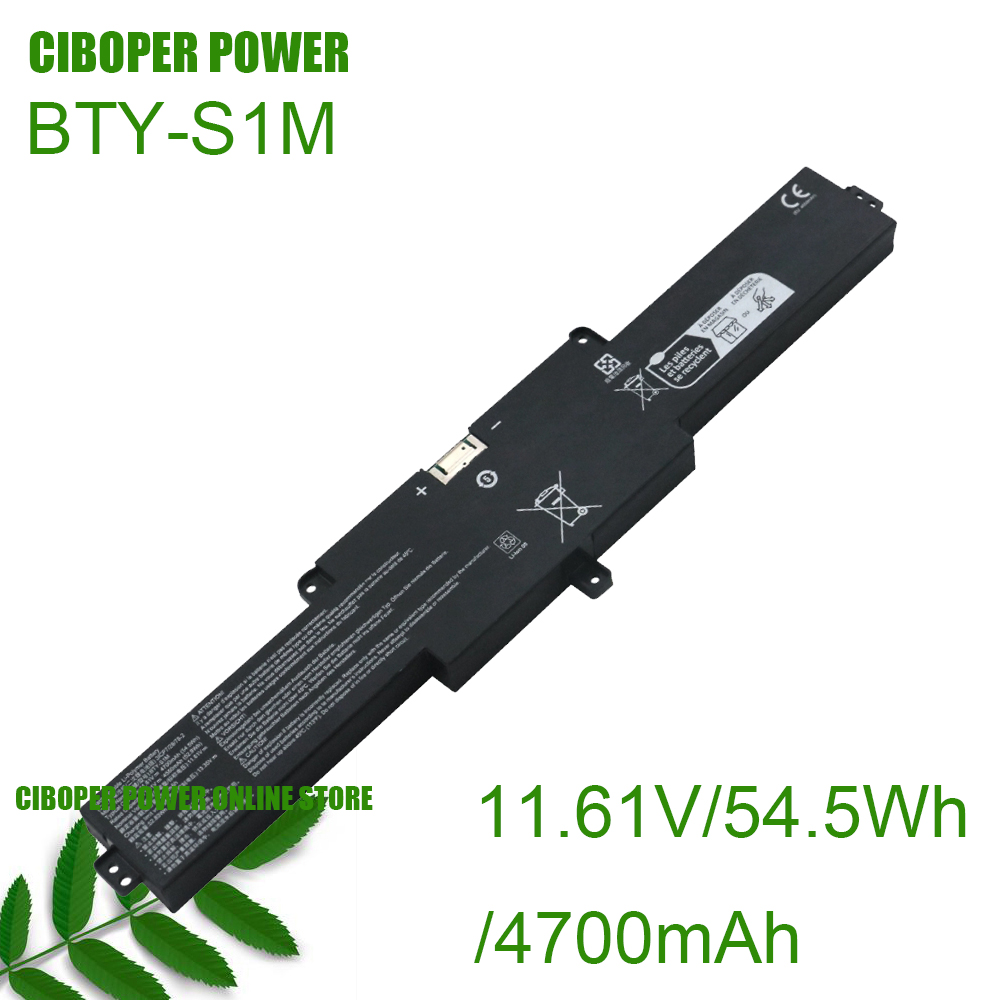 Pc Gaming Msi - แบตเตอรี่แล็ปท็อป CP รุ่น BTY-S1M 11.61V/4700mAh/54.5Wh สำหรับ