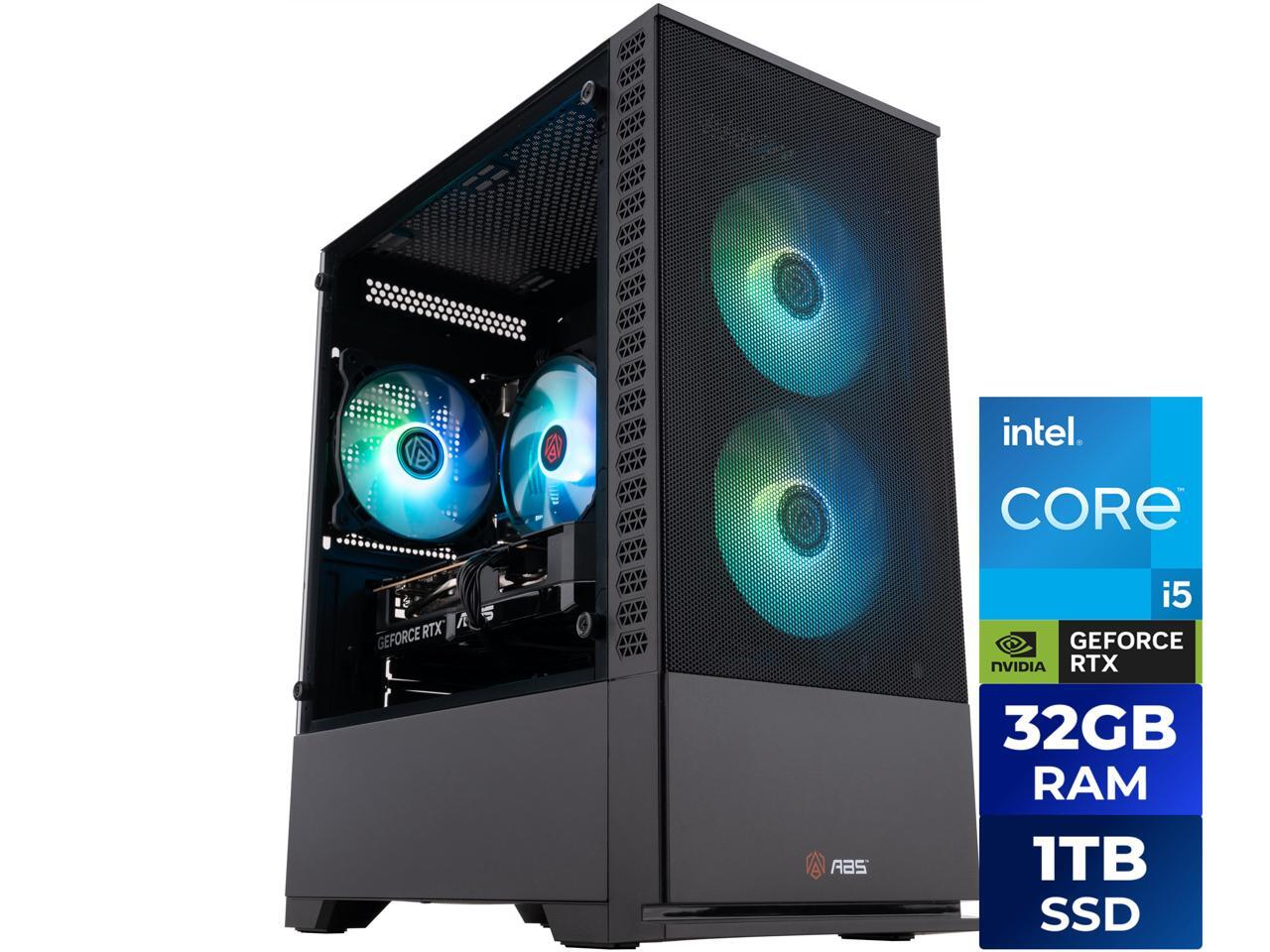 Pc Gaming Core I5 - คอมพิวเตอร์เกมมิ่งสำเร็จรูป ABS Cyclone Aqua ขับเคลื่อนโดย Asus