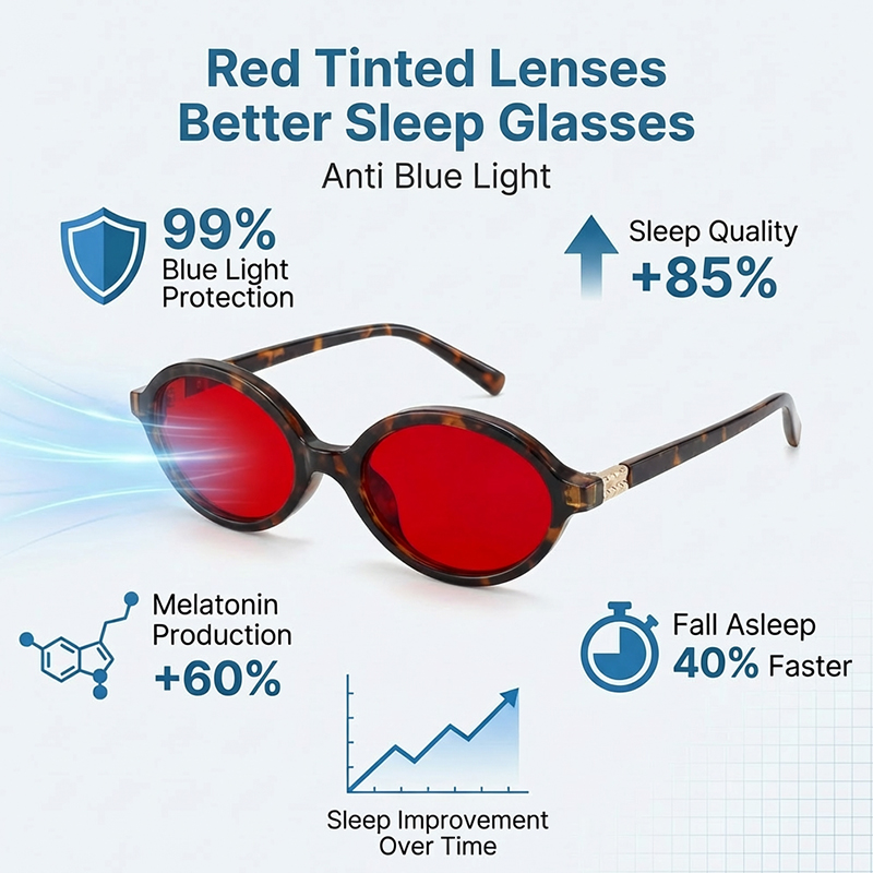 Gaming Glasses Blue Light - แว่นกรองแสงสีฟ้า รุ่น Oval สำหรับผู้หญิงและผู้ชาย ปี 2026