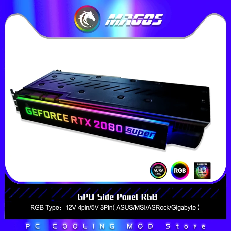 Pc Gaming Msi - ปรับแต่ง ARGB VGA ตกแต่งกราฟิกการ์ดด้านข้าง Light-emitting Board