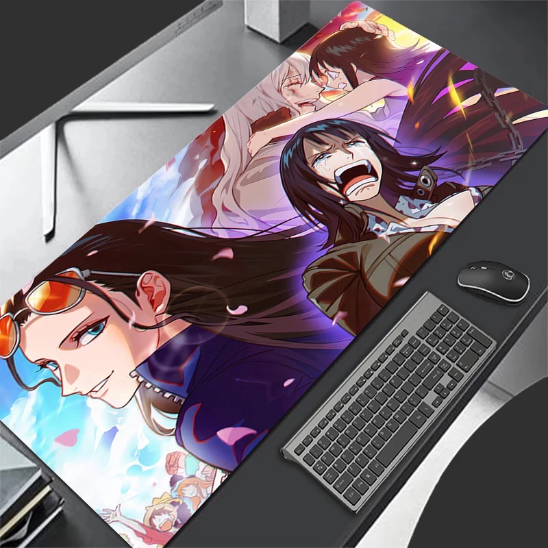 Pc Gaming Gratis - แผ่นรองเมาส์ลายอนิเมะสาวญี่ปุ่นสุดเซ็กซี่ สีม่วง สำหรับเกมเมอร์ แผ่นรองเมาส์น่ารัก ลาย O-one