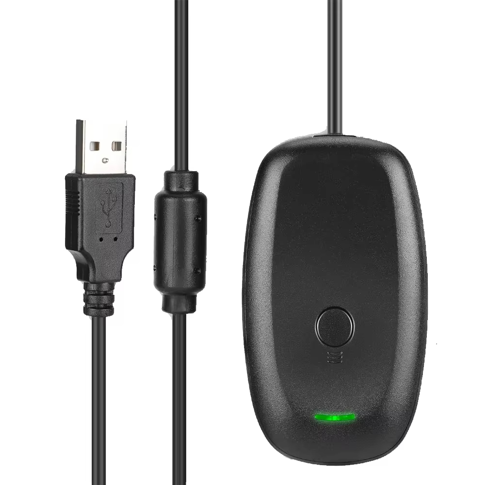 Pc Gaming Upgrades - ตัวรับสัญญาณเกมไร้สายอะแดปเตอร์ USB สำหรับเอกซ์บอกซ์ 360 เกมแพดคอนโทรลเลอร์เครื่องส่งสัญญาณรองรับพีซี วิน