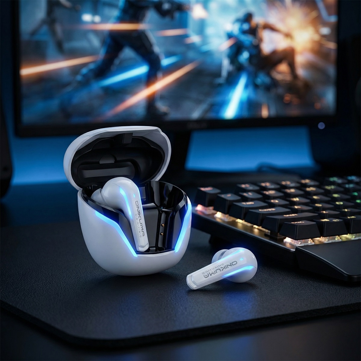 Stream Deck - หูฟังเกมมิ่งไร้สาย ONIKUMA T27 | ไมโครโฟน ENC,