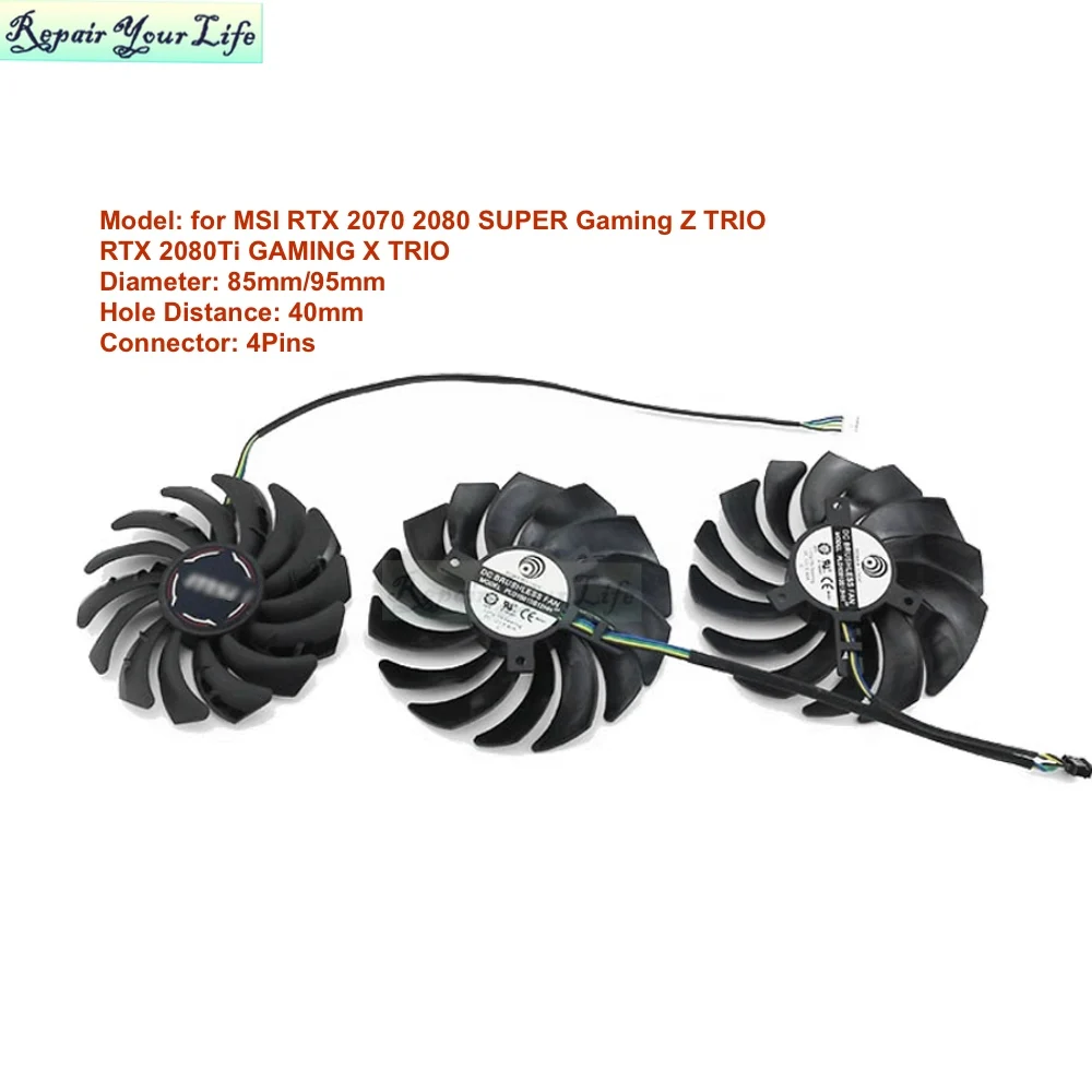 Pc Gaming Msi - PC VGA พัดลมระบายความร้อนสําหรับ MSI RTX 2080