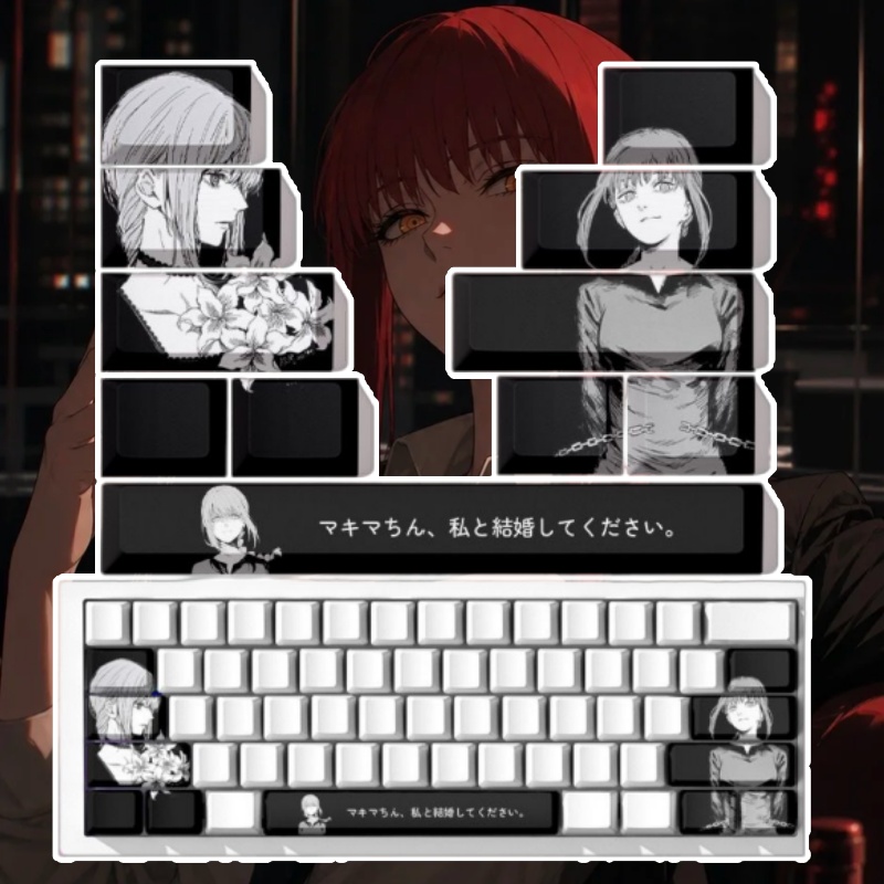 คีย์แคปธีมอนิเมะ Chainsaw Man  - Pc Gaming Upgrades บทวิจารณ์และราคา