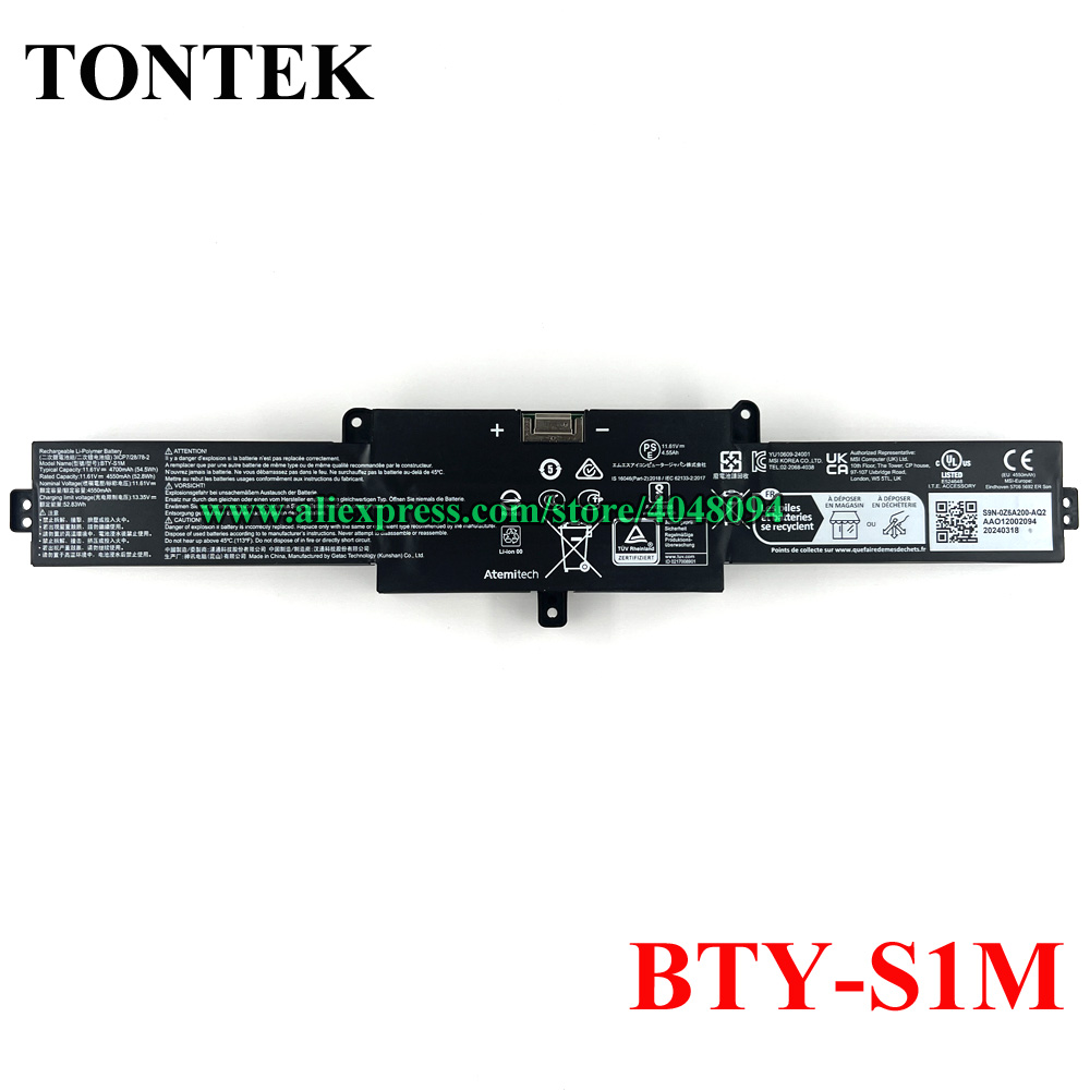 BTY-S1M แบตเตอรี่สำหรับ MSI Cl - Pc Gaming Msi บทวิจารณ์และราคา