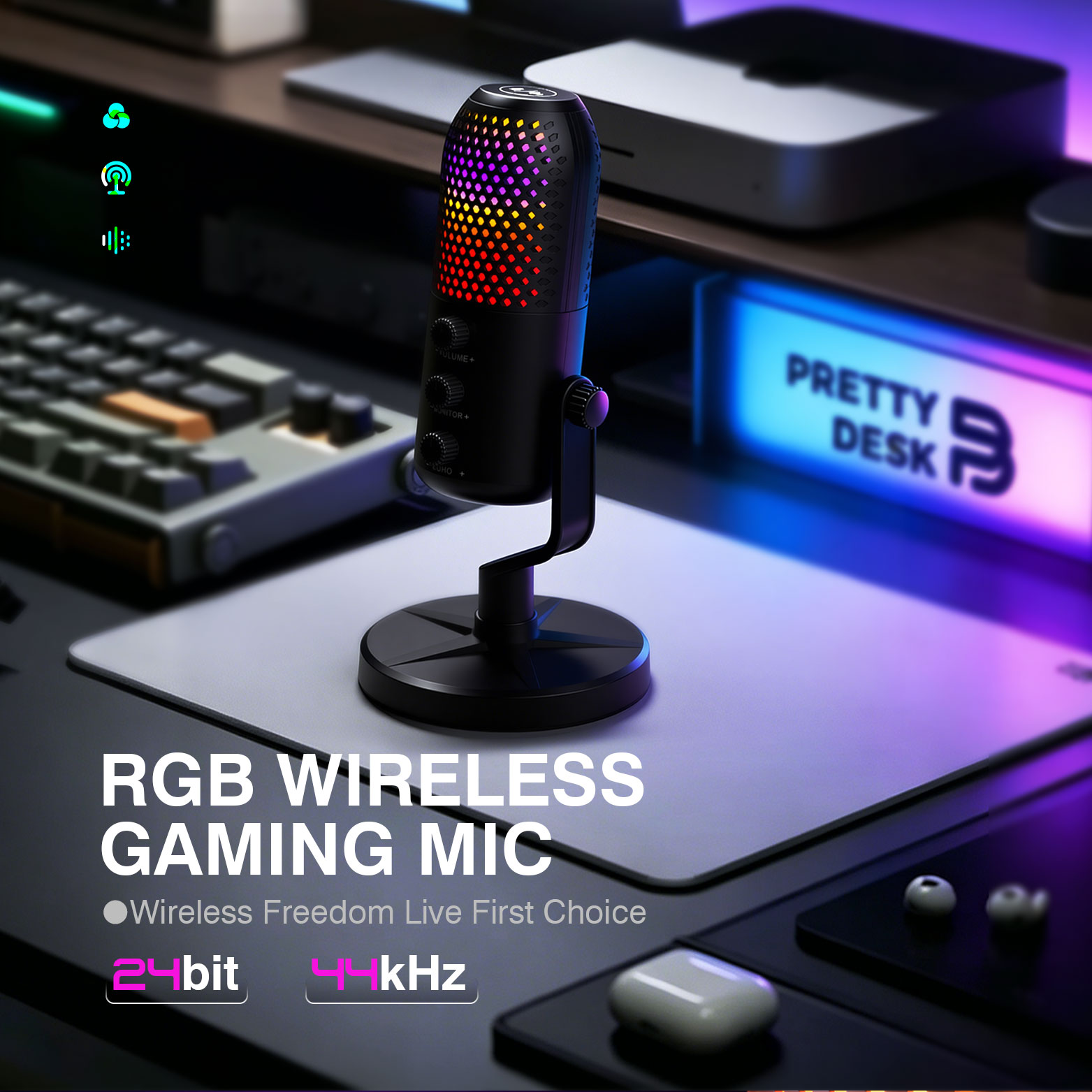 ไมโครโฟนเกมมิ่งแบบ USB พร้อมตั - Pc Gaming Discord บทวิจารณ์และราคา