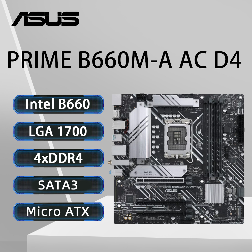 ASUS PRIME B660M-A AC D4 เมนบอ - Intel Cpu Core I9 บทวิจารณ์และราคา