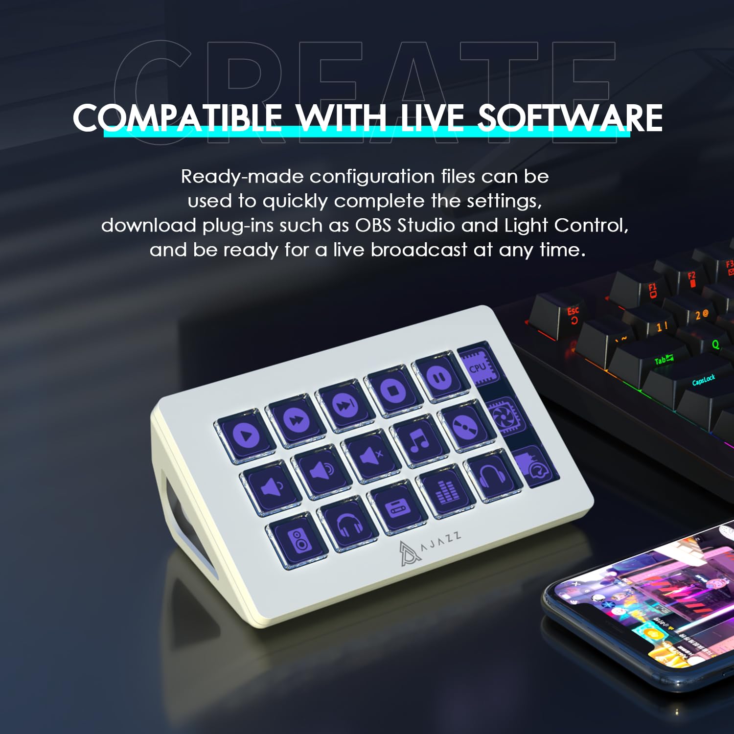 ATTACK SHARK x AJAZZ AKP153 ST - Stream Deck บทวิจารณ์และราคา