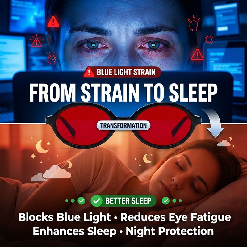 แว่นกรองแสงสีฟ้า รุ่น Oval สำห - Gaming Glasses Blue Light บทวิจารณ์และราคา