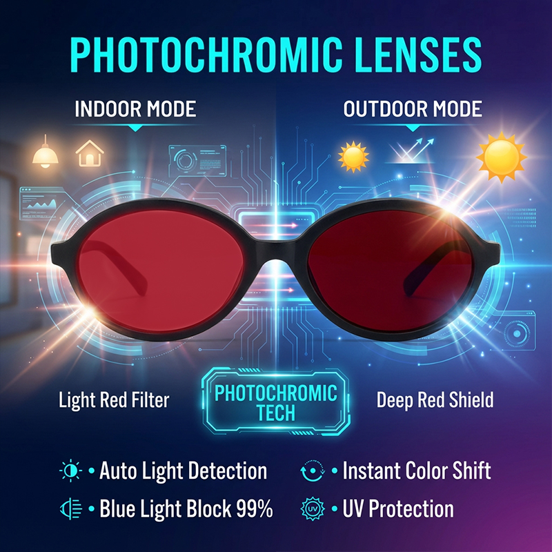 แว่นกรองแสงสีฟ้า รุ่น Oval สำห - Gaming Glasses Blue Light บทวิจารณ์และราคา