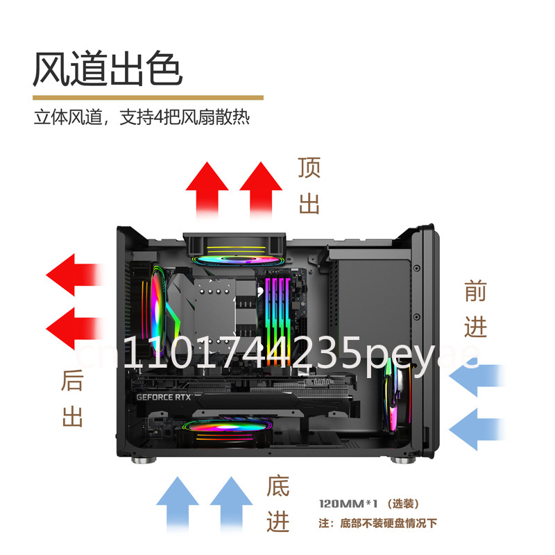เคสคอมพิวเตอร์เกมมิ่งพกพา P40  - Pc Gaming Compact บทวิจารณ์และราคา