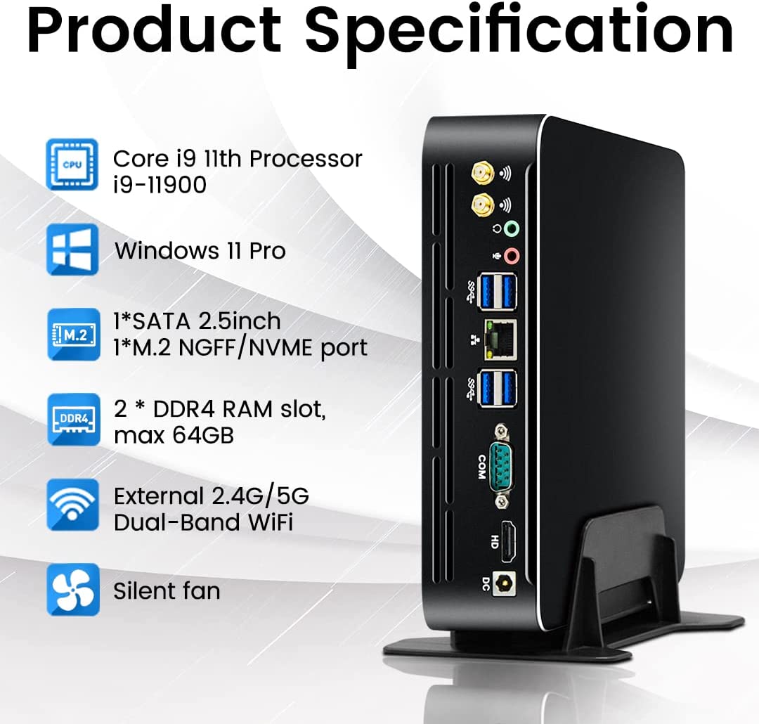 Partaker มินิพีซี Intel Gen 11 - Pc Gaming Core I5 บทวิจารณ์และราคา