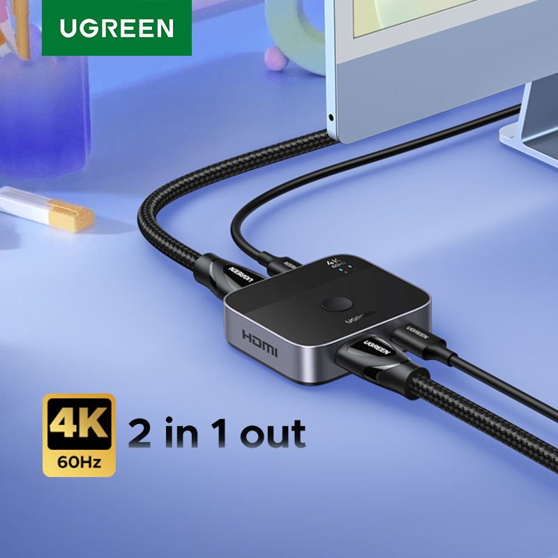 UGREEN HDMI USB C สวิทช์ 2 ใน  - Pc Gaming Ps5 บทวิจารณ์และราคา