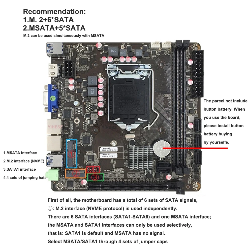 B365 มินิ-ITX เมนบอร์ด LGA 115 - Intel Cpu Core I5 บทวิจารณ์และราคา