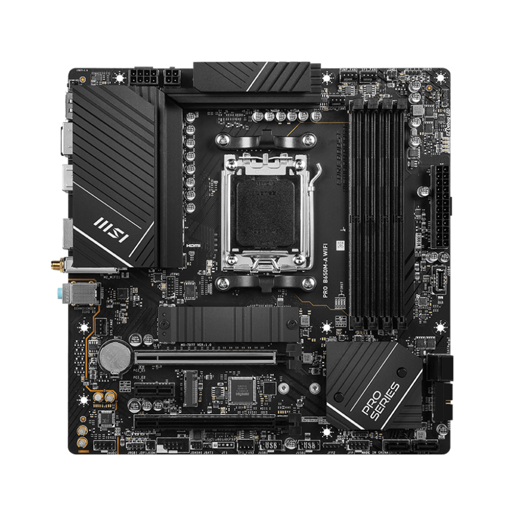 เมนบอร์ด MSI PRO B650M-A WIFI  - Pc Gaming Msi บทวิจารณ์และราคา