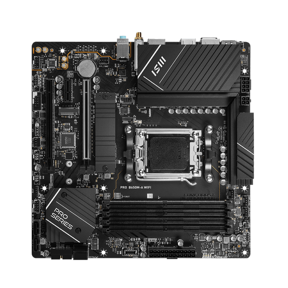 เมนบอร์ด MSI PRO B650M-A WIFI  - Pc Gaming Msi บทวิจารณ์และราคา