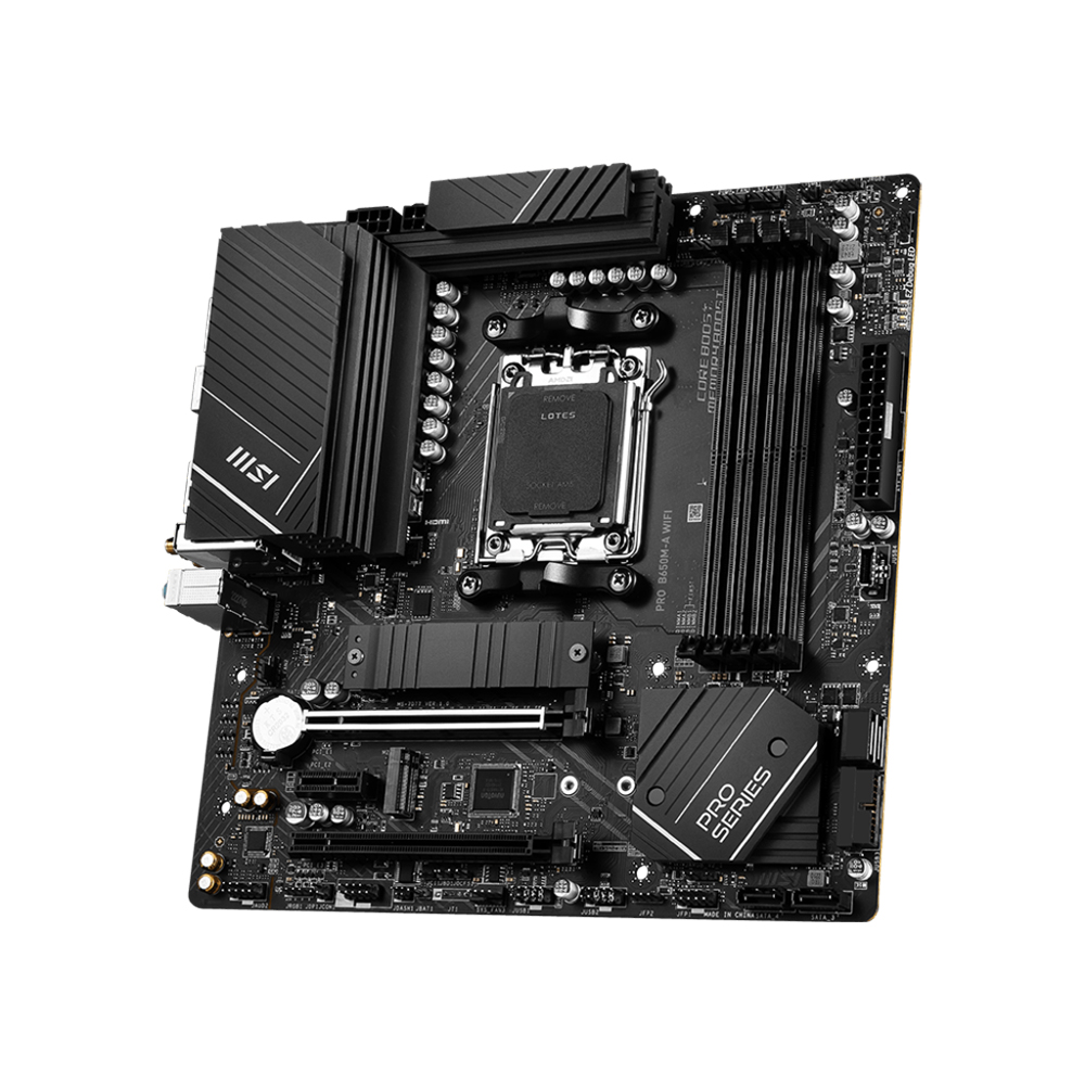 เมนบอร์ด MSI PRO B650M-A WIFI  - Pc Gaming Msi บทวิจารณ์และราคา